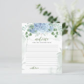 Grüne Blaue Hydrangea Beratung Eltern Kinderdusche (Stehend Vorderseite)