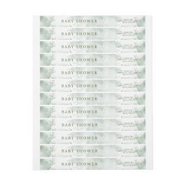 Grüne blaue Hydrangea Die Junge Baby-Dusche