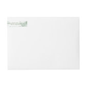 Grüne blaue Hydrangea Die Junge Baby-Dusche (Vorderseite)