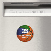 Grüne blaue Sportmannschaften Farben Geschenke Bas Magnet (In Situ (Geschirrspüler))