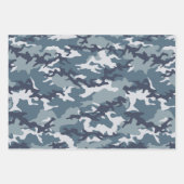 Grüne, blaue und grüne Camouflage Camouflage Geschenkpapier Set (Vorderseite 2)