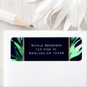 Grüne blaue Wasserfarbe Botanische Glam-Hochzeit (Insitu)