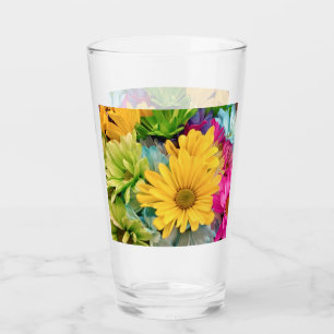 Grüne blaurosa Gelbe Milchäste Glas