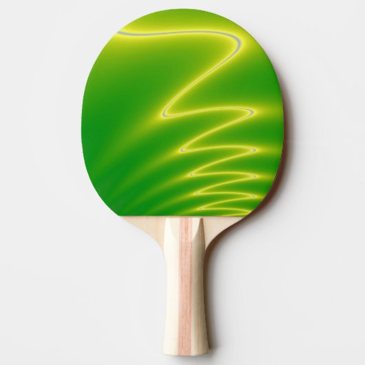 Grüne Blitze Tischtennis Schläger (Rückseite)