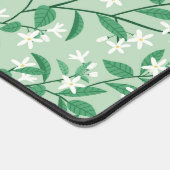 Grüne blühende botanische Ästhetik Schreibtischunterlage (Ecke)