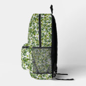 Grüne Blume 2 Bedruckter Rucksack (Rechts)