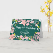 Grüne Blume am 26. Geburtstag Karte (Gelbe Blume)