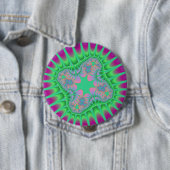 Grüne Blume Button (Beispiel)