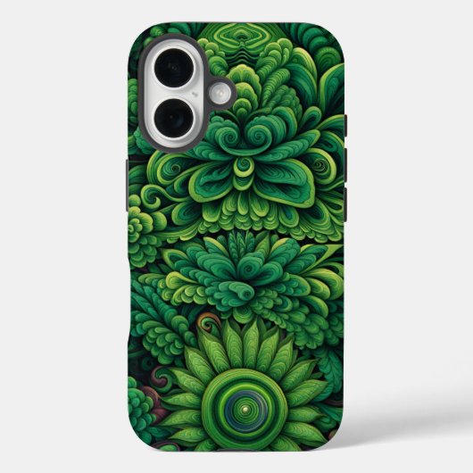 Grüne Blume Case-Mate iPhone Hülle (Rückseite)