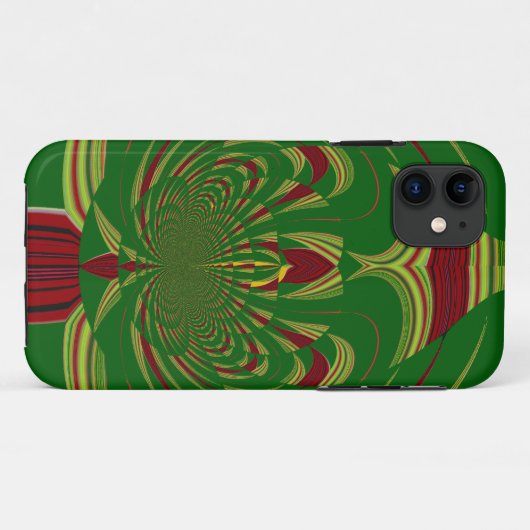 Grüne Blume Case-Mate iPhone Hülle (Rückseite (Horizontal))