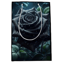 Grüne Blume der Schwarzen Rose Mittlere Geschenktüte