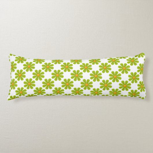 Grüne Blume für die Wohngestaltung Seitenschläferkissen (Vorderseite)