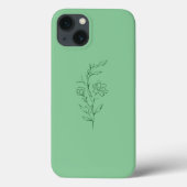 Grüne Blume für iPhone 13 Case-Mate iPhone Hülle (Rückseite)