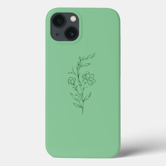 Grüne Blume für iPhone 13 Case-Mate iPhone Hülle (Rückseite)