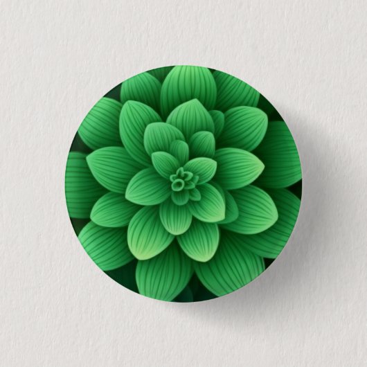 Grüne Blume - Hintergrund-77761 Button (Vorderseite)