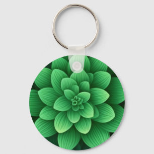 Grüne Blume - Hintergrund-77761 Schlüsselanhänger
