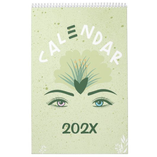 Grüne Blume - Jahreskalender Kalender (Titelbild)