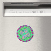Grüne Blume Magnet (In Situ (Geschirrspüler))