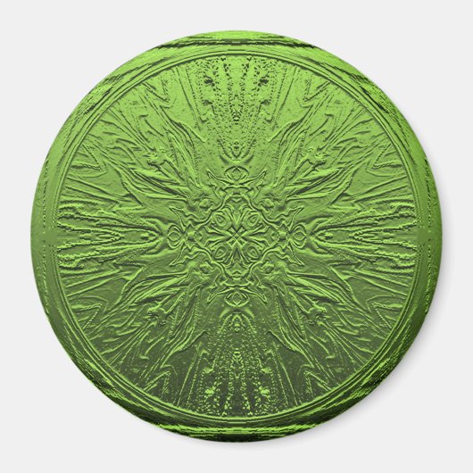 Grüne Blume...... Magnet (Vorne)