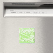 grüne Blume Magnet (In Situ (Geschirrspüler))