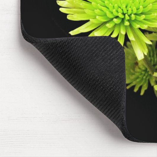 Grüne Blume Mousepad (Ecke)