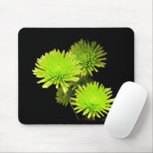 Grüne Blume Mousepad (Mit Mouse)