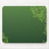 Grüne Blume Mousepad (Vorne)