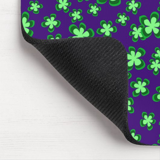 Grüne Blume Mousepad (Ecke)