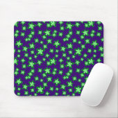 Grüne Blume Mousepad (Mit Mouse)