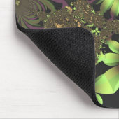 Grüne Blume Mousepad (Ecke)