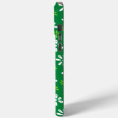 Grüne Blume Muster iPhone 15 Pro Max Fall Case-Mate iPhone Hülle (Rückseite / Links)