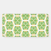 Grüne Blume, Muster von Blume, Blumenmuster Banner (Horizontal)