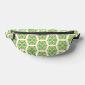 Grüne Blume, Muster von Blume, Blumenmuster Bauchtasche (Ablage )