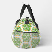 Grüne Blume, Muster von Blume, Blumenmuster Duffle Bag (Rechts)