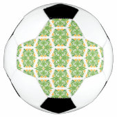 Grüne Blume, Muster von Blume, Blumenmuster Fußball (Vorderseite)