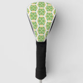 Grüne Blume, Muster von Blume, Blumenmuster Golf Headcover (Vorderseite)