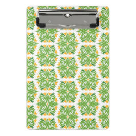 Grüne Blume, Muster von Blume, Blumenmuster Mini Klemmbrett