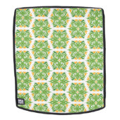 Grüne Blume, Muster von Blume, Blumenmuster Rucksack (Abnehmbare Front)