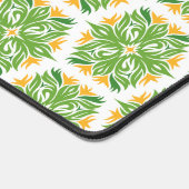 Grüne Blume, Muster von Blume, Blumenmuster Schreibtischunterlage (Ecke)