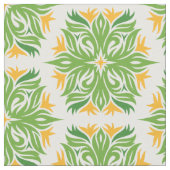 Grüne Blume, Muster von Blume, Blumenmuster Stoff (Nahaufnahme)