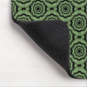 Grüne Blume Nahtloses Muster Mousepad (Ecke)