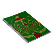 Grüne Blume Notizblock (Rechte Seite)