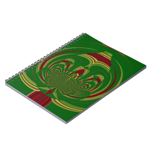 Grüne Blume Notizblock (Linke Seite)