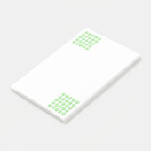 Grüne Blume Post-it Klebezettel (angewinkelt)