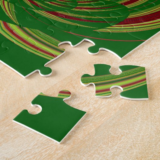 Grüne Blume Puzzle (Seite)