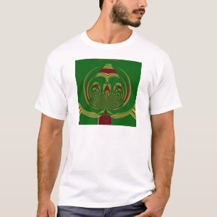 Grüne Blume T-Shirt
