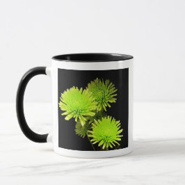 Grüne Blume Tasse