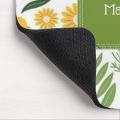 Grüne Blumen Blumen Mauspad! Mousepad (Ecke)
