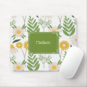 Grüne Blumen Blumen Mauspad! Mousepad (Mit Mouse)