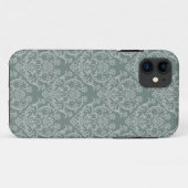 Grüne Blumen-Tapete Case-Mate iPhone Hülle (Rückseite (Horizontal))